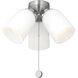 Emile LED Brushed Nickel Fan Light Kit