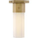 Facet LED 5.25 inch Heritage Brass Flush Mount Ceiling Light