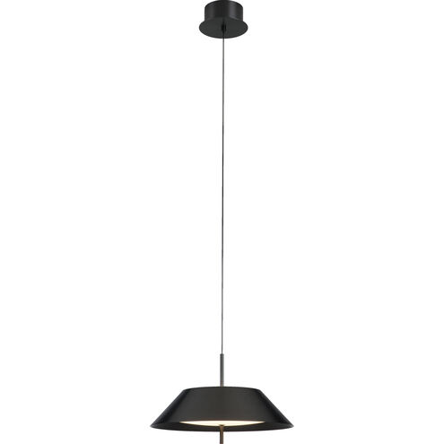 Elena LED 15.7 inch Satin Dark Gray Pendant Ceiling Light
