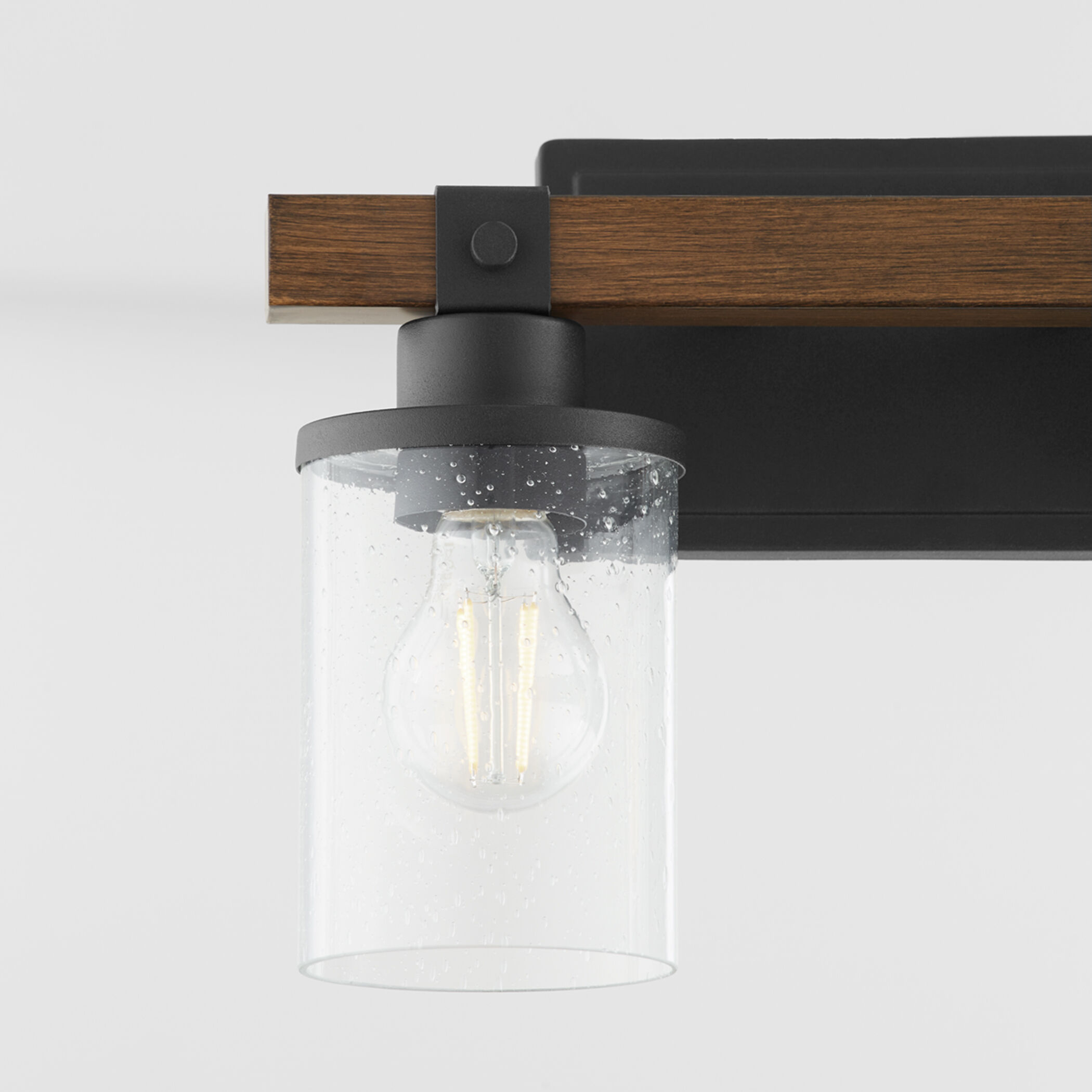 Alpine 3 Light 23 inch Textured Black Walnut Vanity Light Wall Light