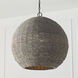 Morada 1 Light 23.75 inch Aegean Grey and Dark Brass Pendant Ceiling Light