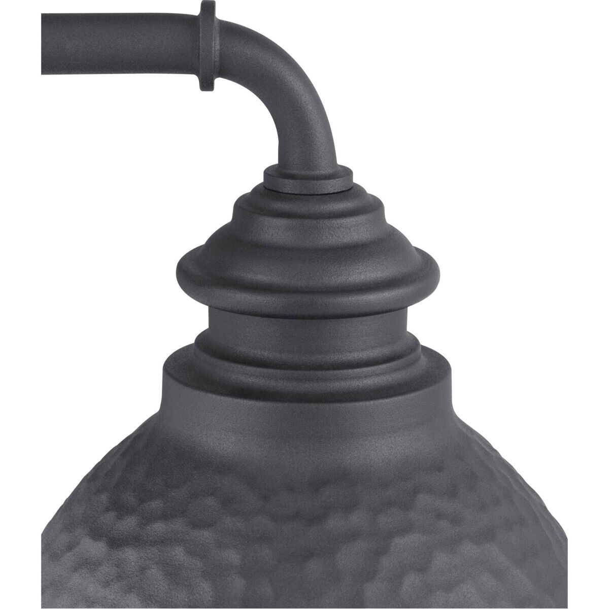 Englewood 1 Light 10 inch Textured Black Outdoor Wall Lantern, Small