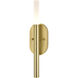 Fulton LED 4.25 inch Satin Brass ADA Wall Light