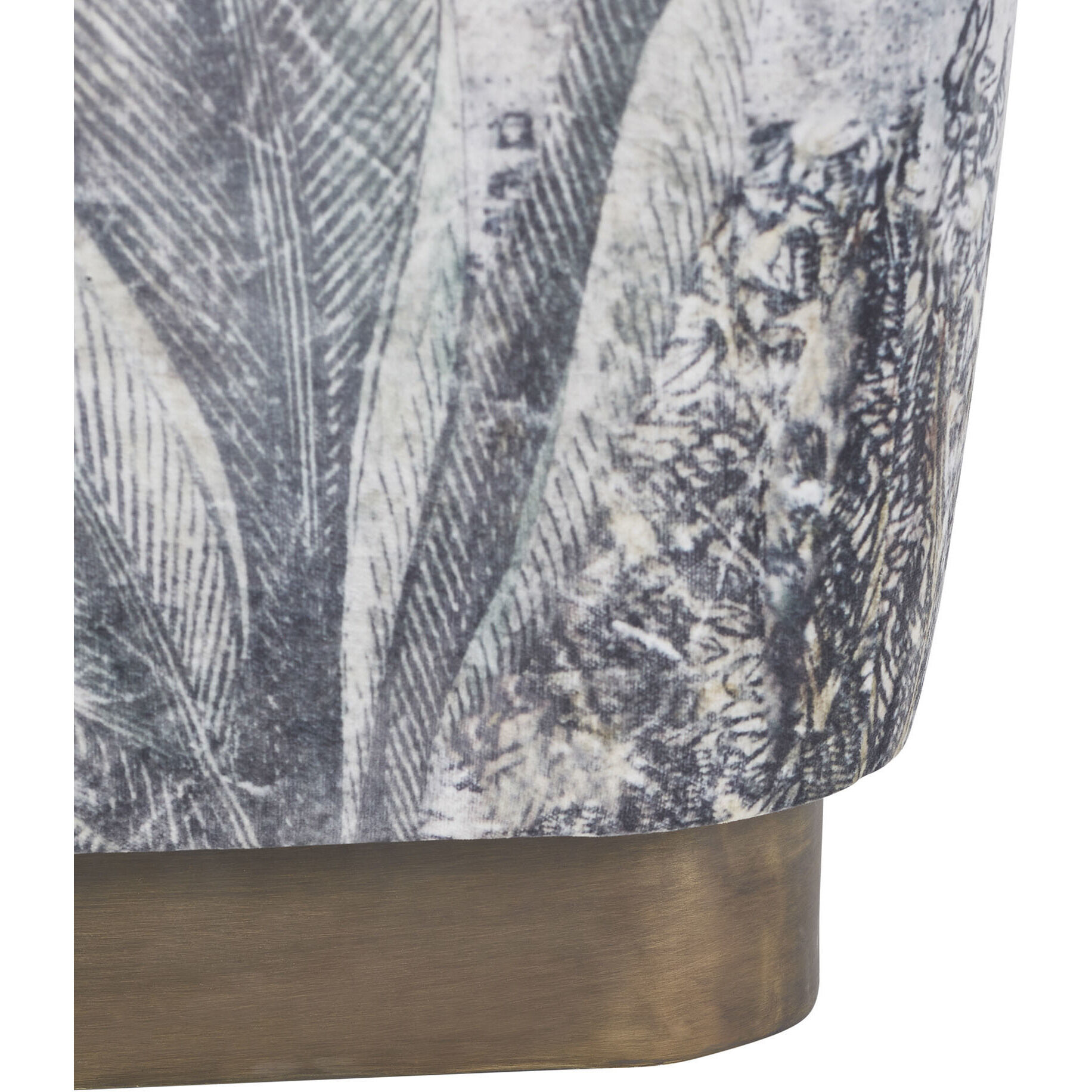 Tangle 17 inch Print Ottoman