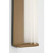 Cavitt LED 30 inch Satin Brass Vanity Light Wall Light