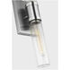 Keaton 2 Light 5 inch Brushed Nickel Bath Vanity Wall Light in Clear Fluted Glass