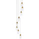 Hana 8 Light 18 inch Gold Pendant Ceiling Light