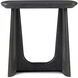 Repose 24 X 24 inch Charcoal Oak Side Table, Wooden