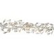 Marselle Bath Vanity Light Wall Light in Antique Silver