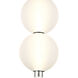 Palmas 2 Light 6 inch Nickel Pendant Ceiling Light