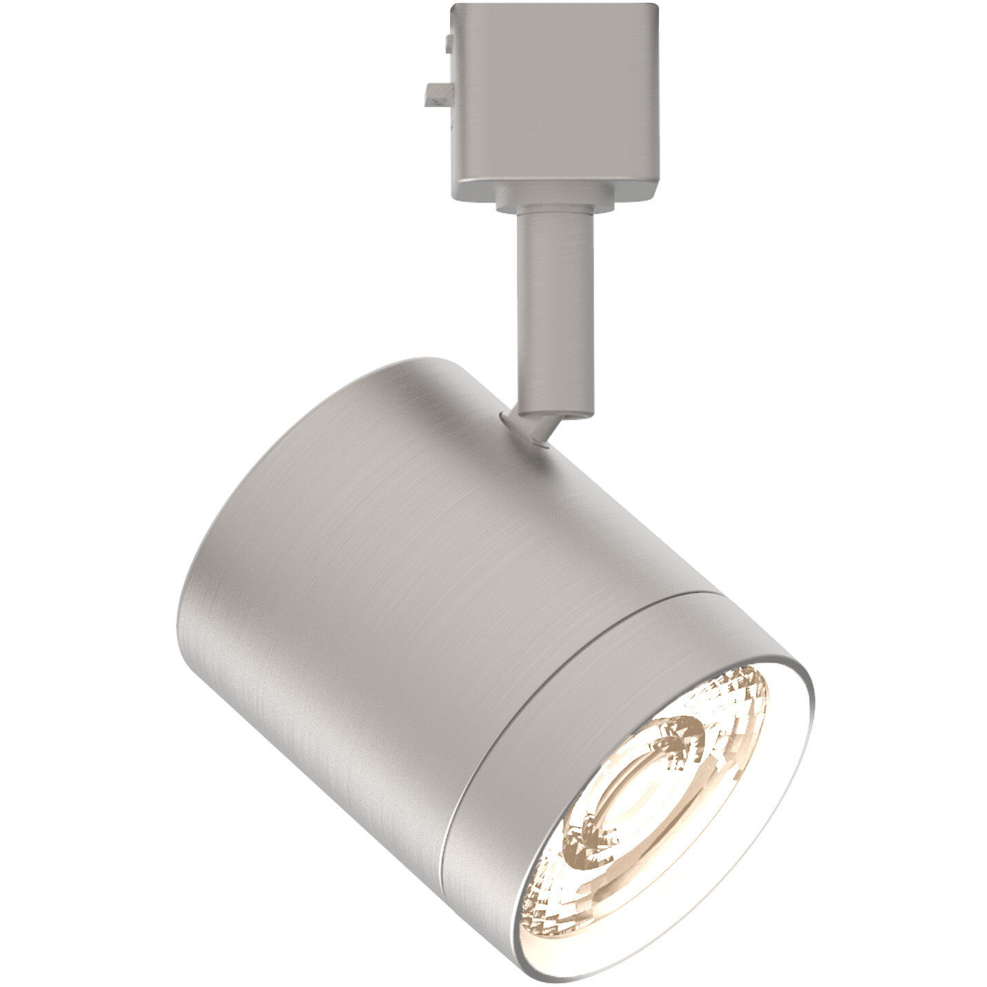 Charge 1 Light 120 Brushed Nickel J Track Fixture Ceiling Light in 3000K, WAC Limited