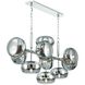 Nottingham 10 Light 21.75 inch Polished Nickel Chandelier Ceiling Light