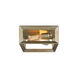 Smyth 2 Light 12 inch White Gold Flush Mount Ceiling Light, Damp
