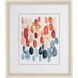 Abstract Collection Blue Framed Art
