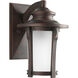 Pedigree 1 Light 13 inch Autumn Haze Outdoor Wall Lantern