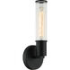 Klarice 1 Light 4.38 inch Matte Black Wall Sconce Wall Light