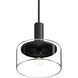 Royale 1 Light 10 inch Matte Black Pendant Ceiling Light