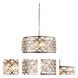 Madison 6 Light 25 inch Polished Nickel Pendant Ceiling Light, Urban Classic