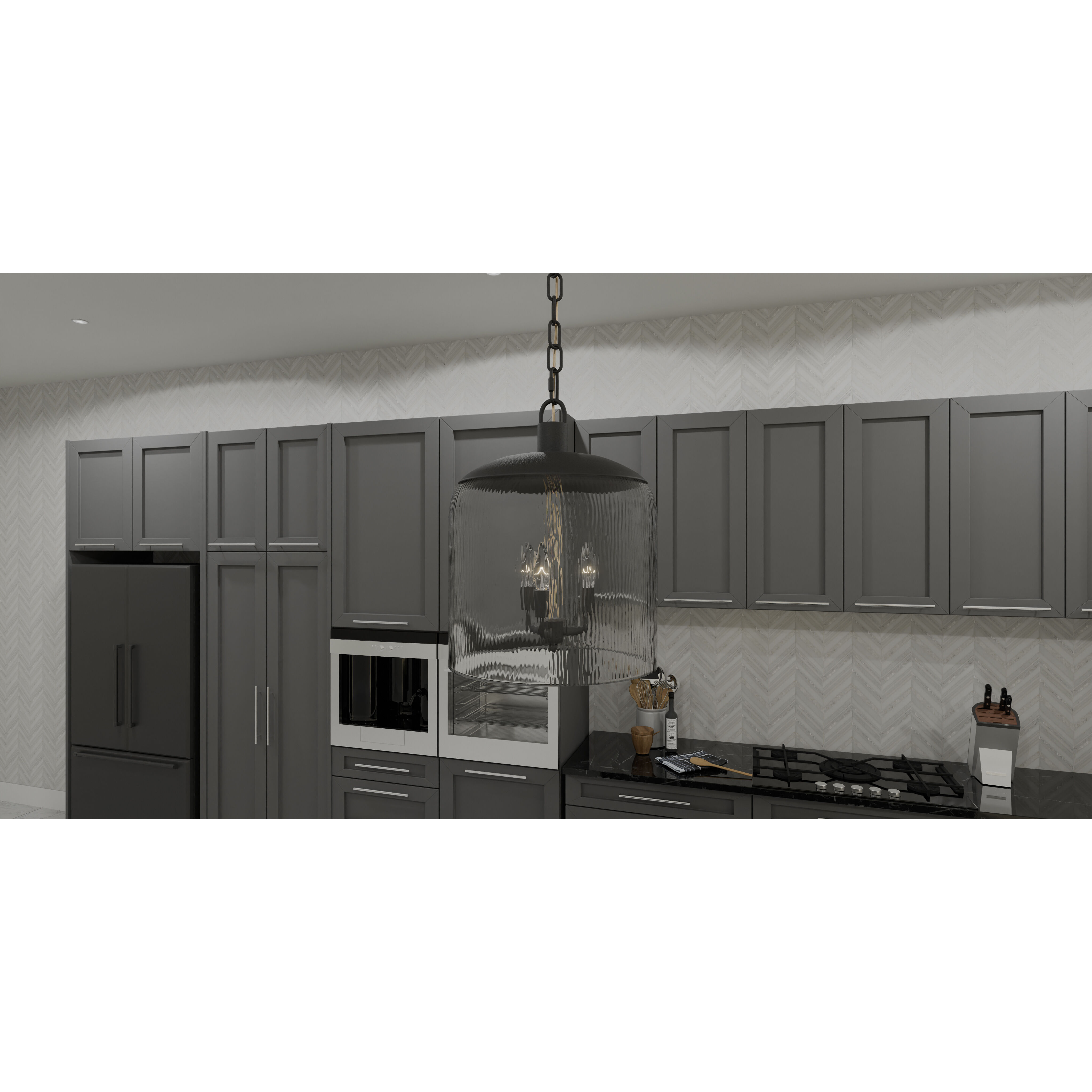 Selma 3 Light 14 inch Matte Black Pendant Ceiling Light