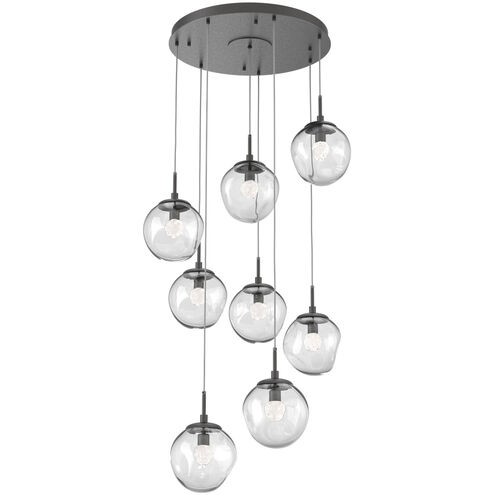 Aster LED LED Graphite Chandelier Ceiling Light, Round Multi-Port