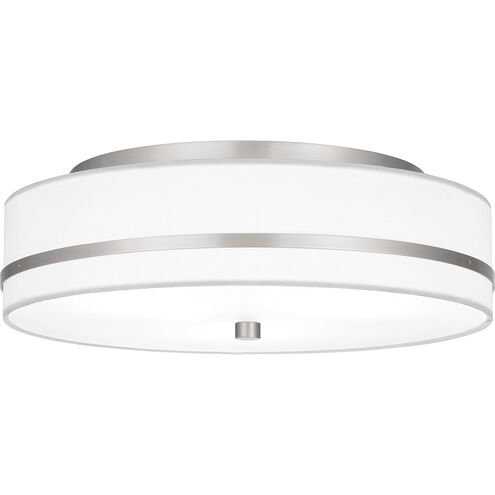 Belotte 3 Light 15 inch Brushed Nickel Flush Mount Ceiling Light, Medium