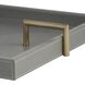 Arcus Juniper and Antique Brass Tray