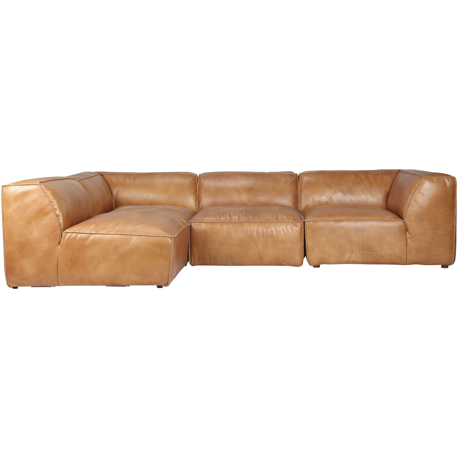 Luxe Brown Signature Modular Sectional