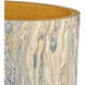 London Sky 9 X 5 inch Vases, Set of 3