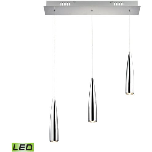 Century LED 5 inch Chrome Mini Pendant Ceiling Light