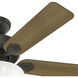 Swanson 44 inch New Bronze with American Walnut/Greyed Walnut Blades Ceiling Fan