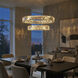 Golden Ratio 2 Light 23.6 inch Satin Gold Pendant Ceiling Light