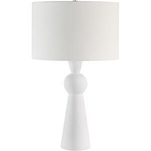 Petra 26 inch 100.00 watt Textured Off-White Table Lamp Portable Light