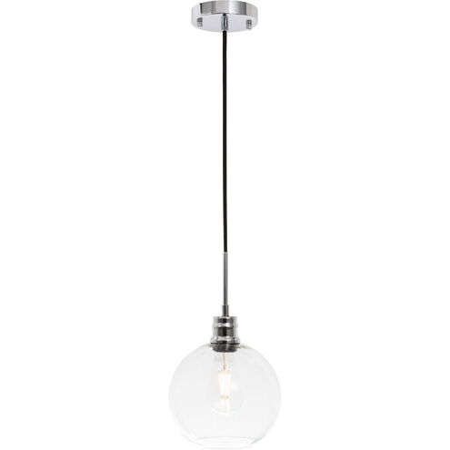 Rensselaer 1 Light 8 inch Chrome Pendant Ceiling Light