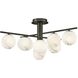 Selene 9 Light 30 inch Black Oxide Semi-flush Mount Ceiling Light