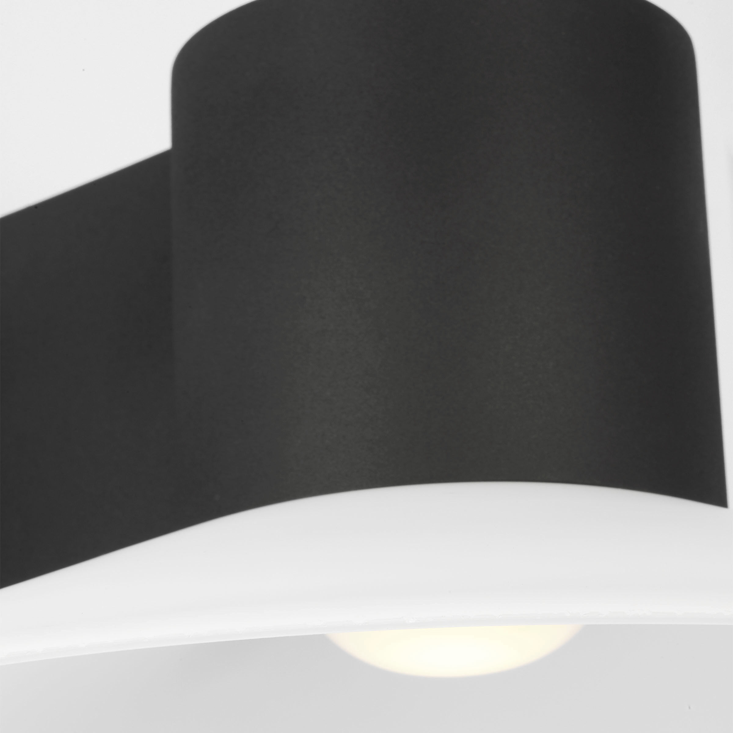 Barbara Barry Focal LED 8.5 inch Textured Black Outdoor Sconce