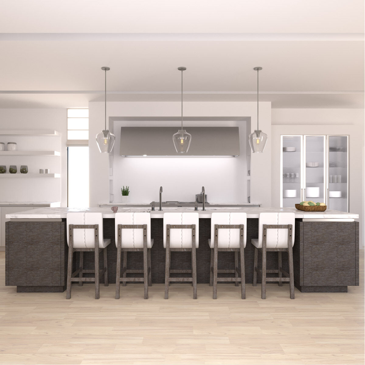 Vidria 1 Light 12 inch Brushed Nickel Pendant Ceiling Light