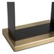 Luxe Brushed Brass Tabletop Touchless Hand Sanitizer Dispenser