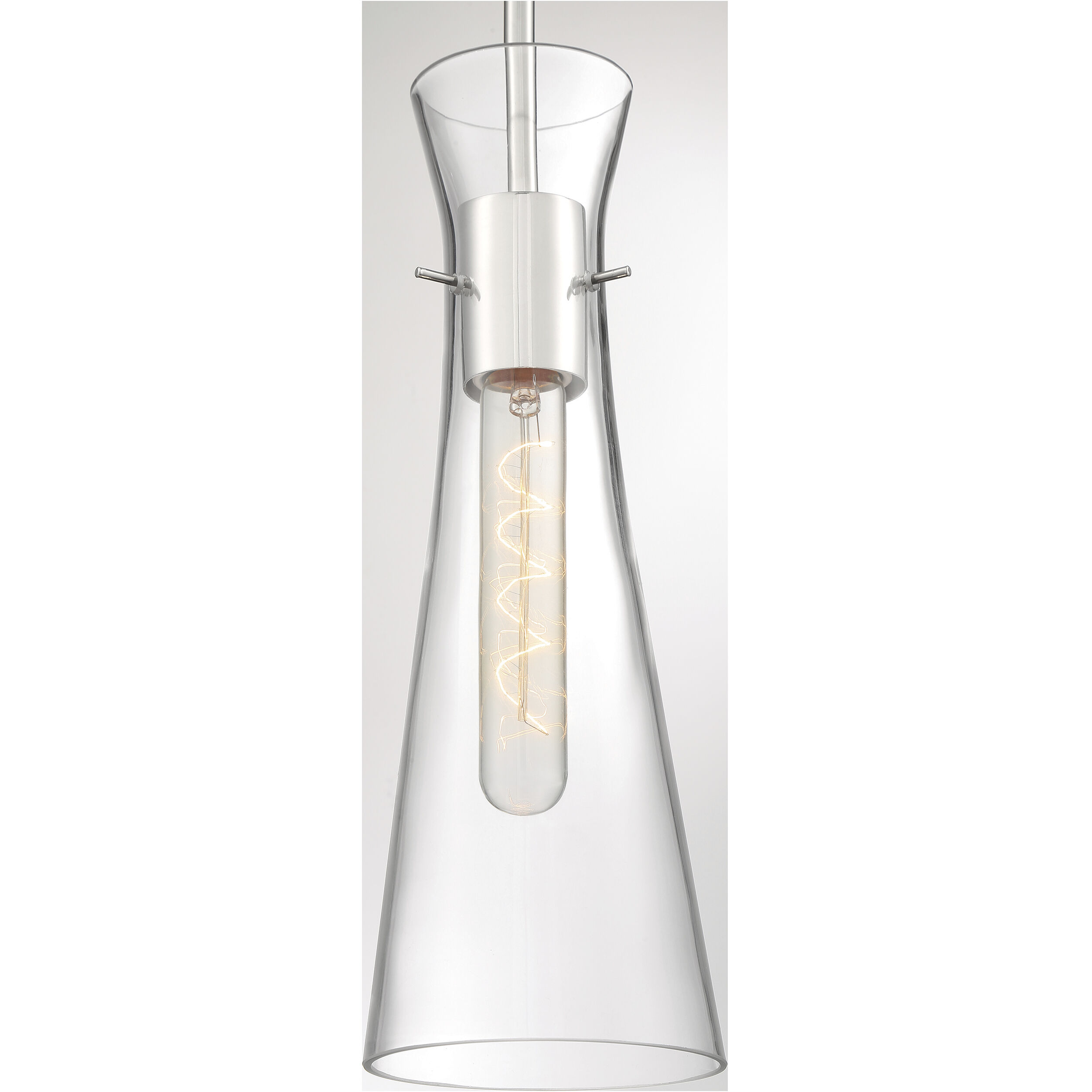 Bahari 1 Light 4 inch Polished Nickel Pendant Ceiling Light