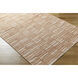 Marseille 96 X 30 inch Sand/Brick/Khaki Handmade Rug in 2.5 x 8