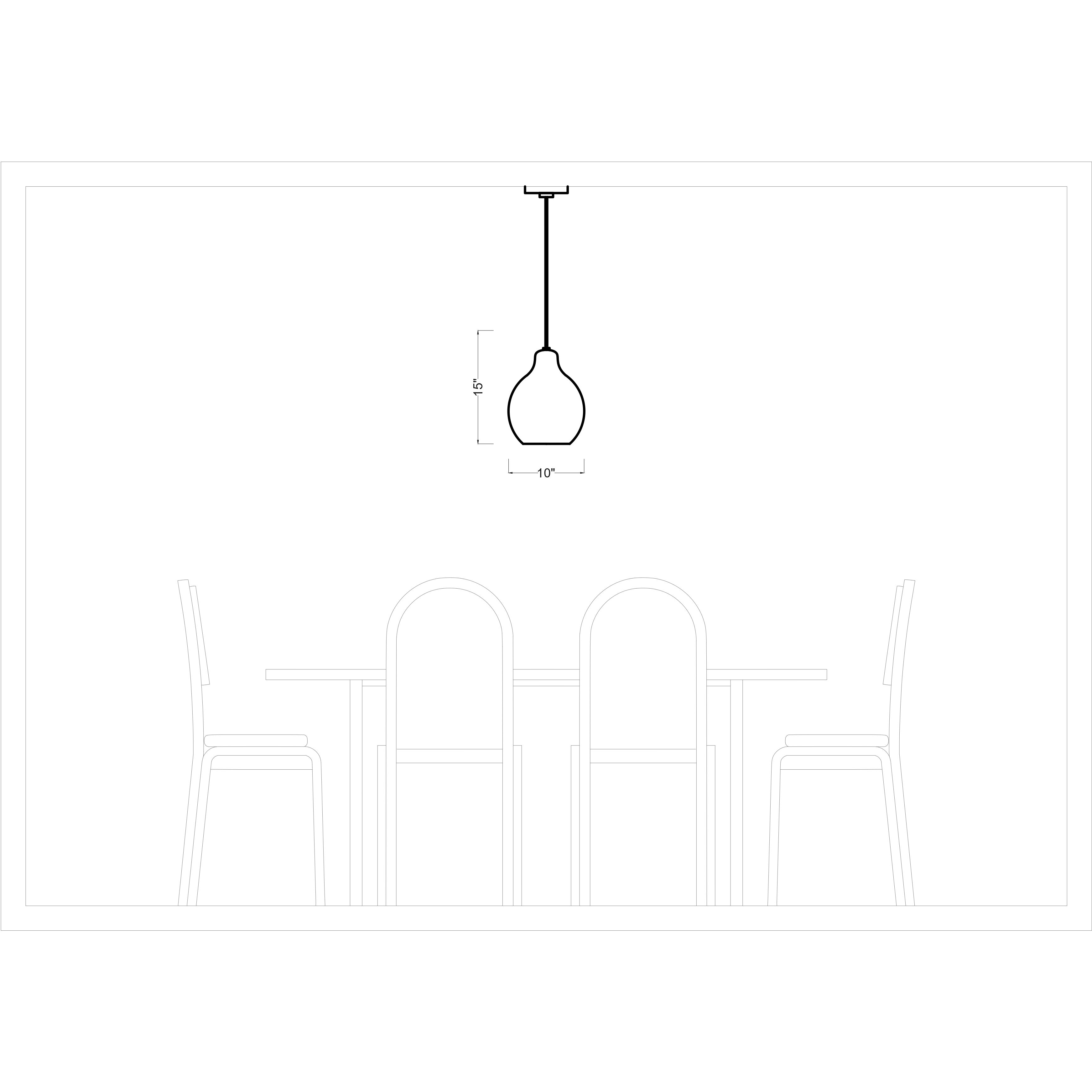 ED Ellen DeGeneres Magnus 1 Light 10 inch Burnished Brass Pendant Ceiling Light