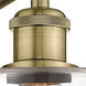 Ballston Clymer 1 Light 5 inch Antique Brass Sconce Wall Light