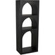 Aqueduct Matte Black Bookcase, A