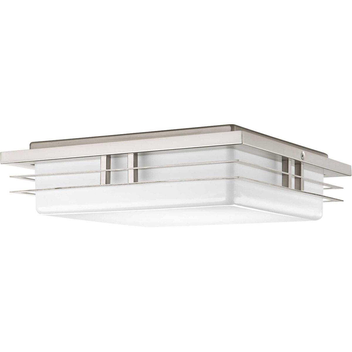Helm LED LED 14 inch Brushed Nickel Flush Mount Ceiling Light, Progress LED