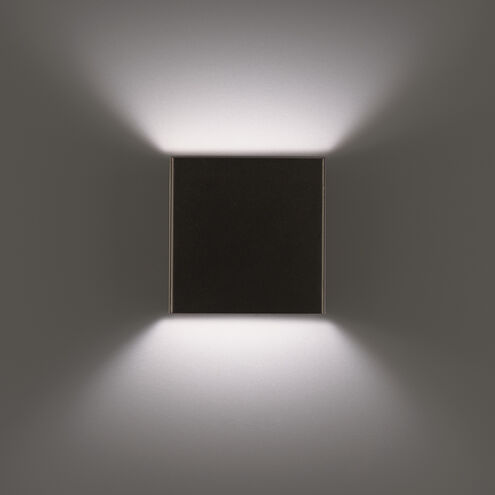 Boxi LED 3 inch Black ADA Wall Sconce Wall Light in 3500K, dweLED