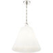 Alaric 3 Light 18 inch Polished Nickel Pendant Ceiling Light
