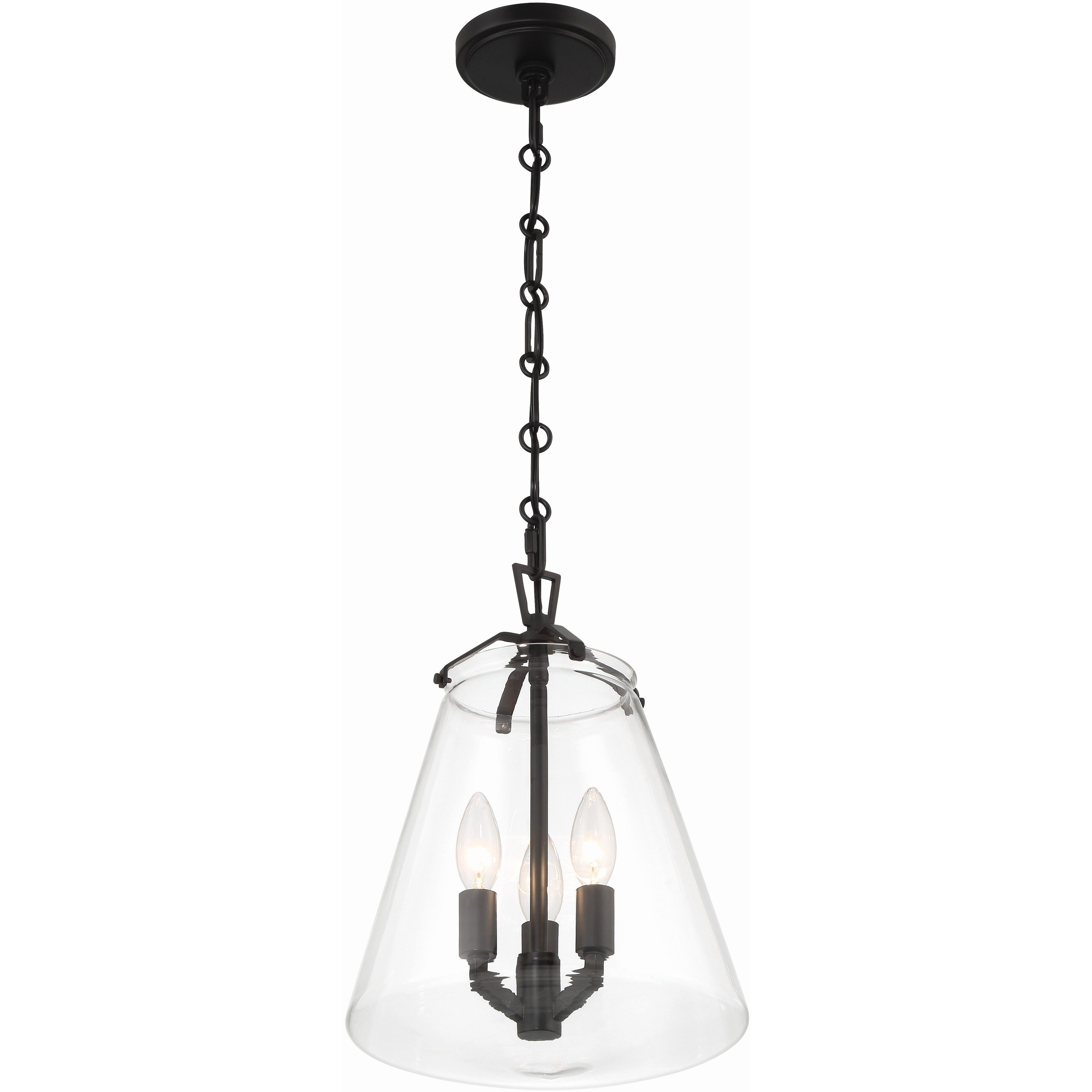 Voss Pendant Ceiling Light in Matte Black