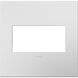 Adorne Powder White Wall Plate, 2-Gang 