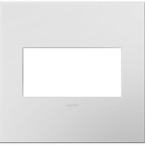 Adorne Powder White Wall Plate, 2-Gang 