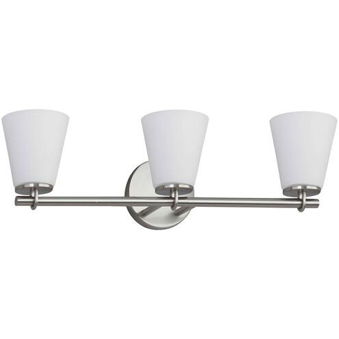 Fusion Collection - Alpino Family 25 inch Brushed Nickel Bath Bar Wall Light