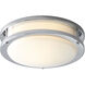 Oracle 1 Light 10.5 inch Polished Chrome Flush Mount Ceiling Light